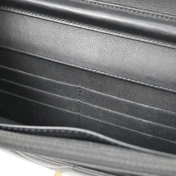 Chanel Black Lambskin Chevron WOC Wallet On Chain - Picture 8 of 10